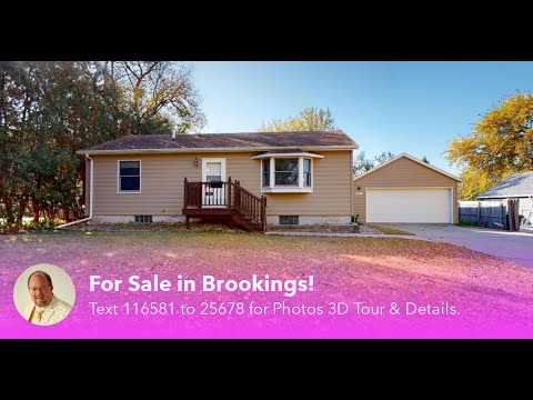 1328 3rd Street, Brookings, SD home video tour