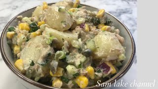 SALADE DE POMMES DE TERRE TRÈS FACILE ET PLEINE DE SAVEURS | EASY POTATO SALAD FULL OF FLAVOURS