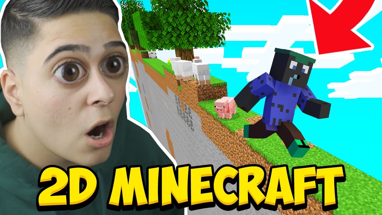 Minecraft, НО Е НАПЪЛНО 2D! Minecraft Challenge w/@VoodooHeadsTV