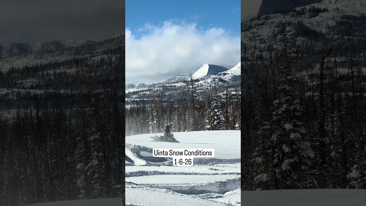 Snowmobiling Utah🤯