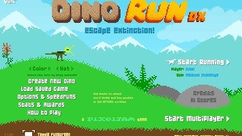 Dino Run DX - gameplay
