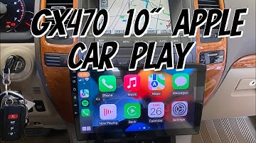 Lexus GX470 10" Apple Car Play Head Unit Install! EASY!!