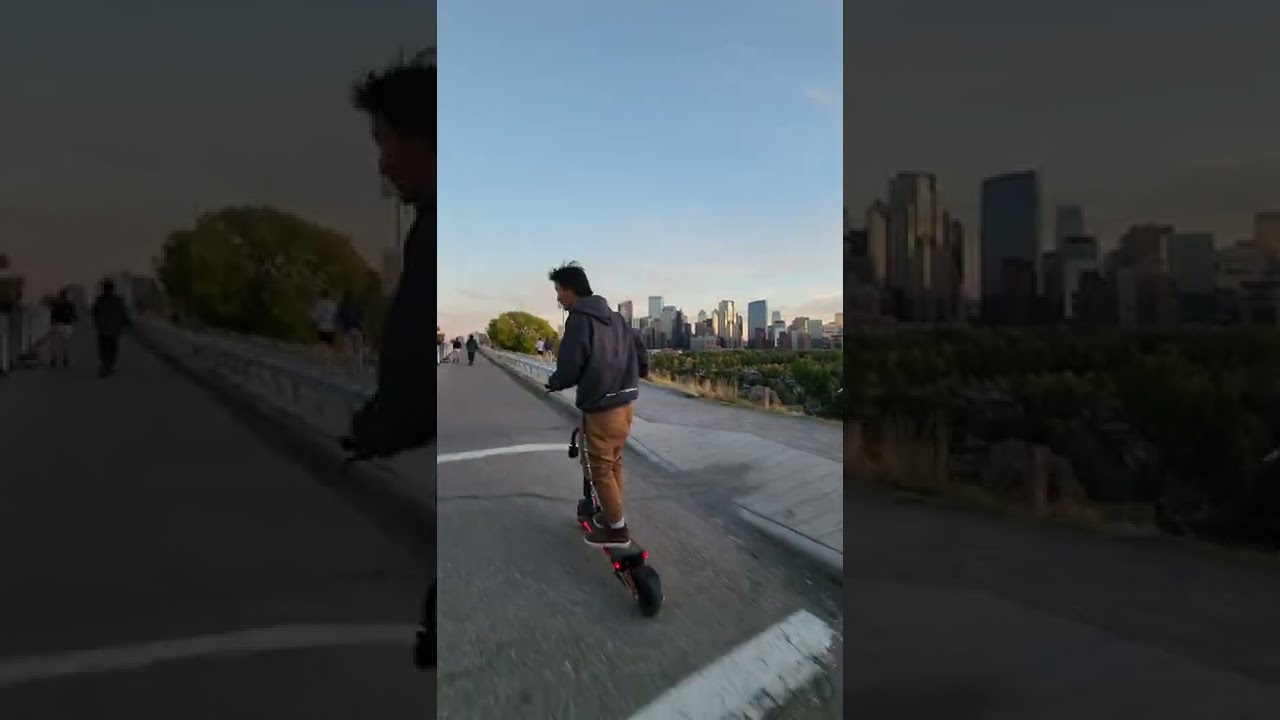 best autumn moment, scootering tour of Calgary. nature▪︎edition. 