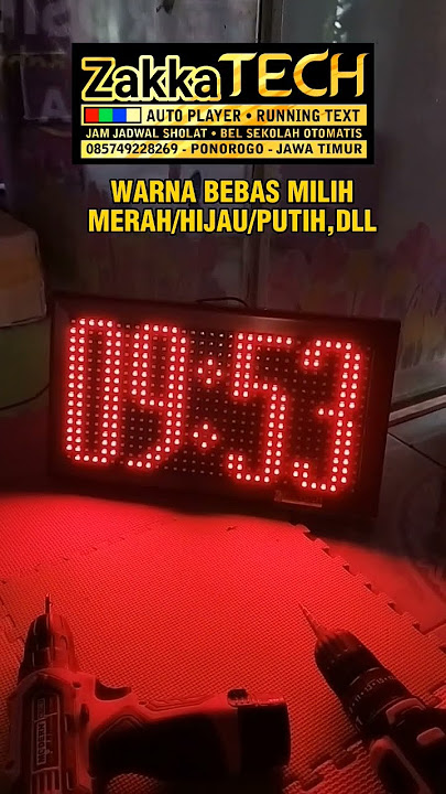 Bel sekolah otomatis Jam Dinding digital bisa buat Jam Kantor Guru, dll