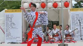 2018 0902彦八まつり645住よし踊6 3内海英華さんの踊り 二日目