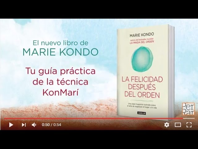 Libro La felicidad después del orden - Marie Kondo 