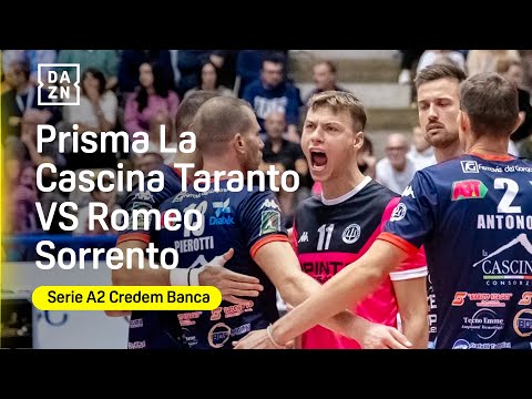 Video ? LIVE: Prisma La Cascina Taranto - Romeo Sorrento | Serie A2 Credem Banca