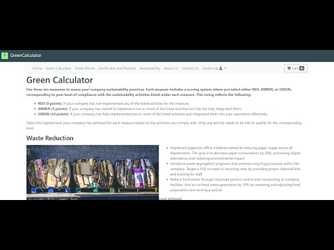 The Green Calculator