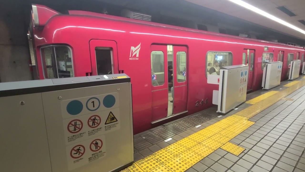 ついに植田にもホームドア、植田駅、2番ホーム、犬山、上小田井方面のホームドア、ドア、(閉)