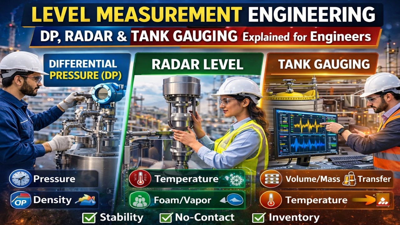 Level Measurement Engineering DP Radar and Tank Gauging Explained for ...