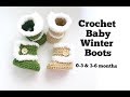 How to Crochet Baby Winter Boots