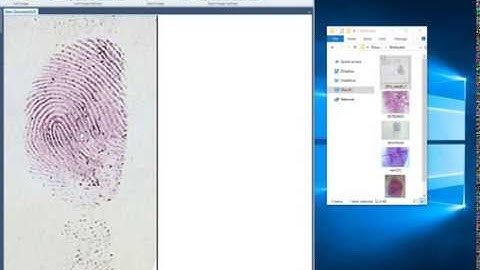 Enhancement of Fingerprints using Forensic Comparison Software