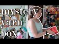 Opening a MYSTERY YARN BOX, Curated Knit &amp; Crochet Unboxing - Knitty Fix Local Yarn Store Package