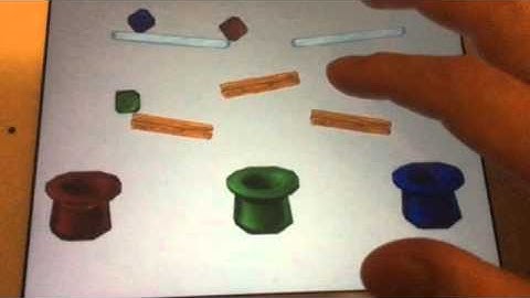 2D Game prototype running on iPad Mini (Unity Remote 4)