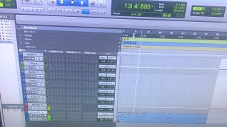 In Studio Recording New Song