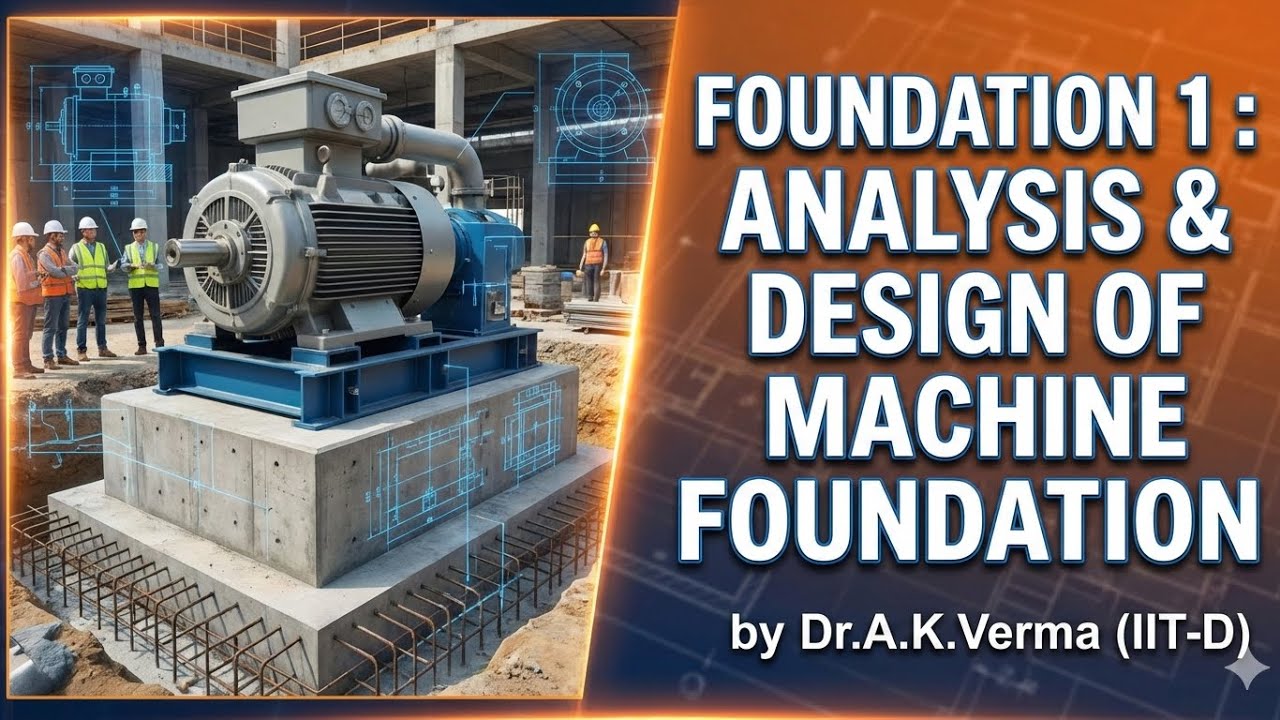 Machine Foundation Modelling Foundation 1 : Analysis & Design of Machine Foundation - YouTube
