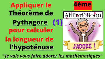 Appliquer le théorème de Pythagore pour calculer la longueur de l’hypoténuse