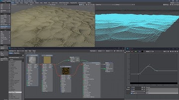 LightWave test - Dunes RenderMan - Terrain Sand