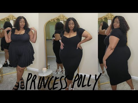 Princess Polly Plus Size Spring Try On Haul | Size 22 - YouTube