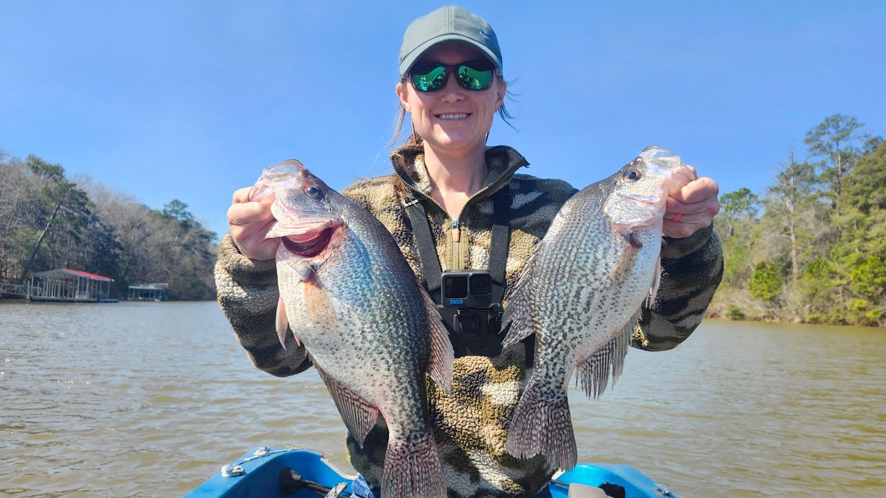 Lake Eufaula Alabama Dock Shooting For Crappie!!! {Catch Clean & Cook}