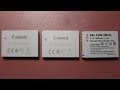 2 "аккумулятора" Canon NB-5L с Али