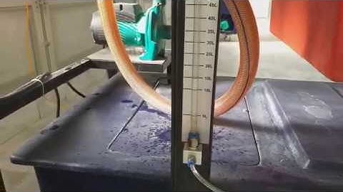 Fluid Mechanics I Lab, Experiment: Orifice and Free Flow Jet