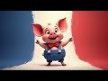 Le petit cochon avec un pantalon 🐷 #cochon #france #chansonfrancaise #divertissement
