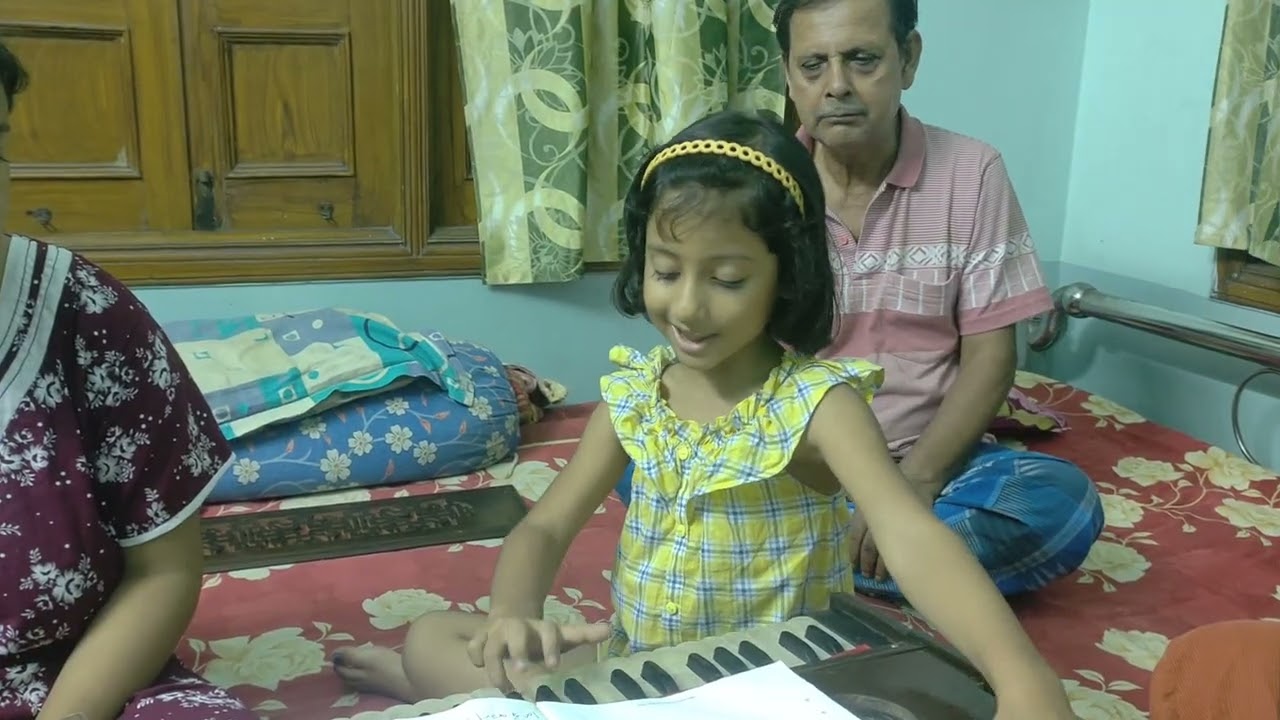 Beautiful Harmonium Practice with Family ❤️