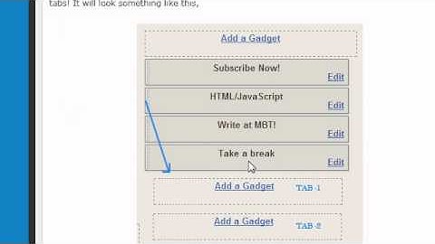 How To Add a Multi Tabbed widget to Blogger - Blogger Widgets