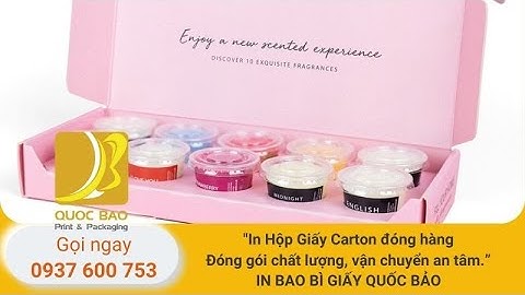 Sự an toàn và hiệu quả: Hộp giấy Carton từ In Bao Bì Quốc Bảo