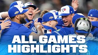 Highlights From All Games On 108 blue Jays Advance To Alcs Big Wins By Cubs Phillies Tigers