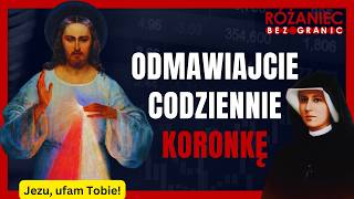Koronka do Bożego Miłosierdzia | Różaniec bez granic | 15.00 codziennie | na żywo