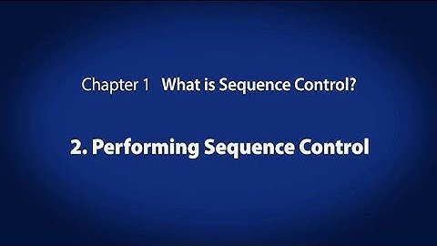 1. What is Sequence Control?　－ Performing Sequence Control〈Your First PLC (3/19)〉