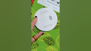 Ambigram tutorial - Niamh