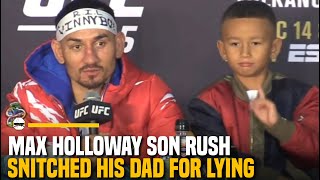 Rush Holloway Sniched his Dad Max for lying