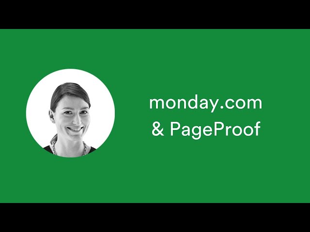 PageProof and monday.com native integration