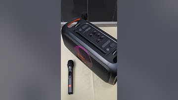 JBL PartyBox On The Go Essential met microfoon #usa #audio #shorts #foryou