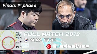 Final 1st phase  Myung Woo CHO vs Semih SAYGINER (Verhoeven Open Tournament 2019)