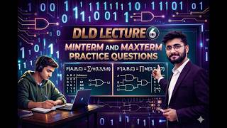 Sum of Minterms & Product of Maxterms DLD |Practice Question