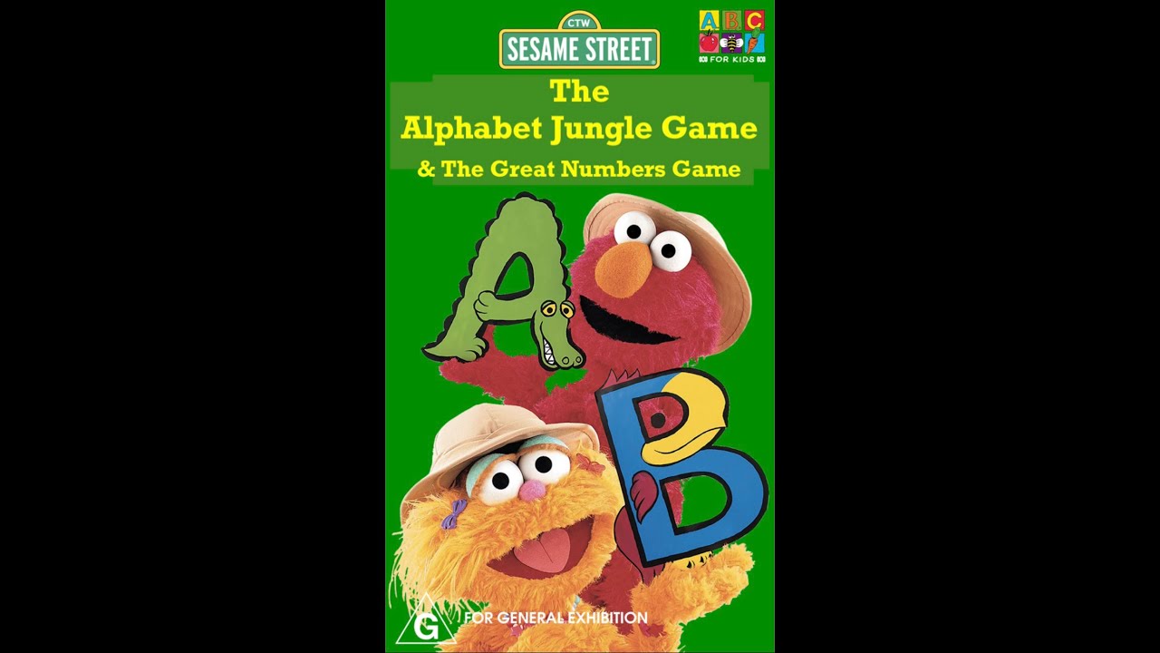 sesame street the alphabet game vhs