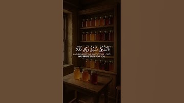 ﴿وَأَوحى رَبُّكَ إِلَى النَّحلِ..﴾🍯🤍|#قرآن_كريم #تلاوة_نادرة #اكسبلور #القارئ #ادريس_ابكر