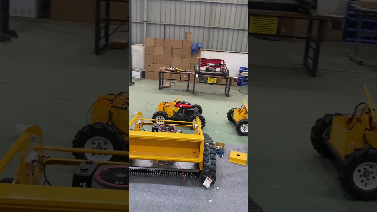 CE EPA New Design Remote Control Robot Crawler Lawn Mower Multi Purpose Rc Lawn Mower For Garden