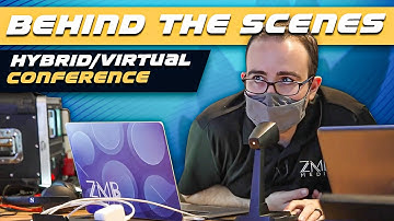 Behind The Scenes of a Hybrid/Virtual Conference - Full Live Stream Studio BTS
