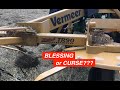 Vermeer TR90 Blessing or Curse at Raking, Tedding Hay for Square Bales, TR-90 = Lely Lotus 300 Combi