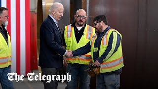 video: Watch: President Biden jokes about nuclear football: ‘It has the codes to blow up the world’