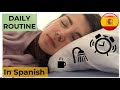 Daily routine in spanish   beginners  english subtitles vlog in spanish