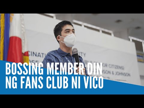Bossing member din ng fans club ni Vico