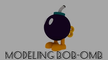 Modeling Bob-omb from Super Mario TIMELAPSE #3dmodeling #supermario #fypシ