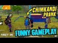 Best chimkandi noob player prank  garena free fire total gaming