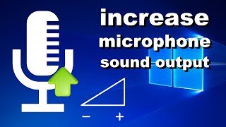 This video tutorial tells you how to make your mic louder, increase
and boost the output level of microphone in windows 10, is very
useful...